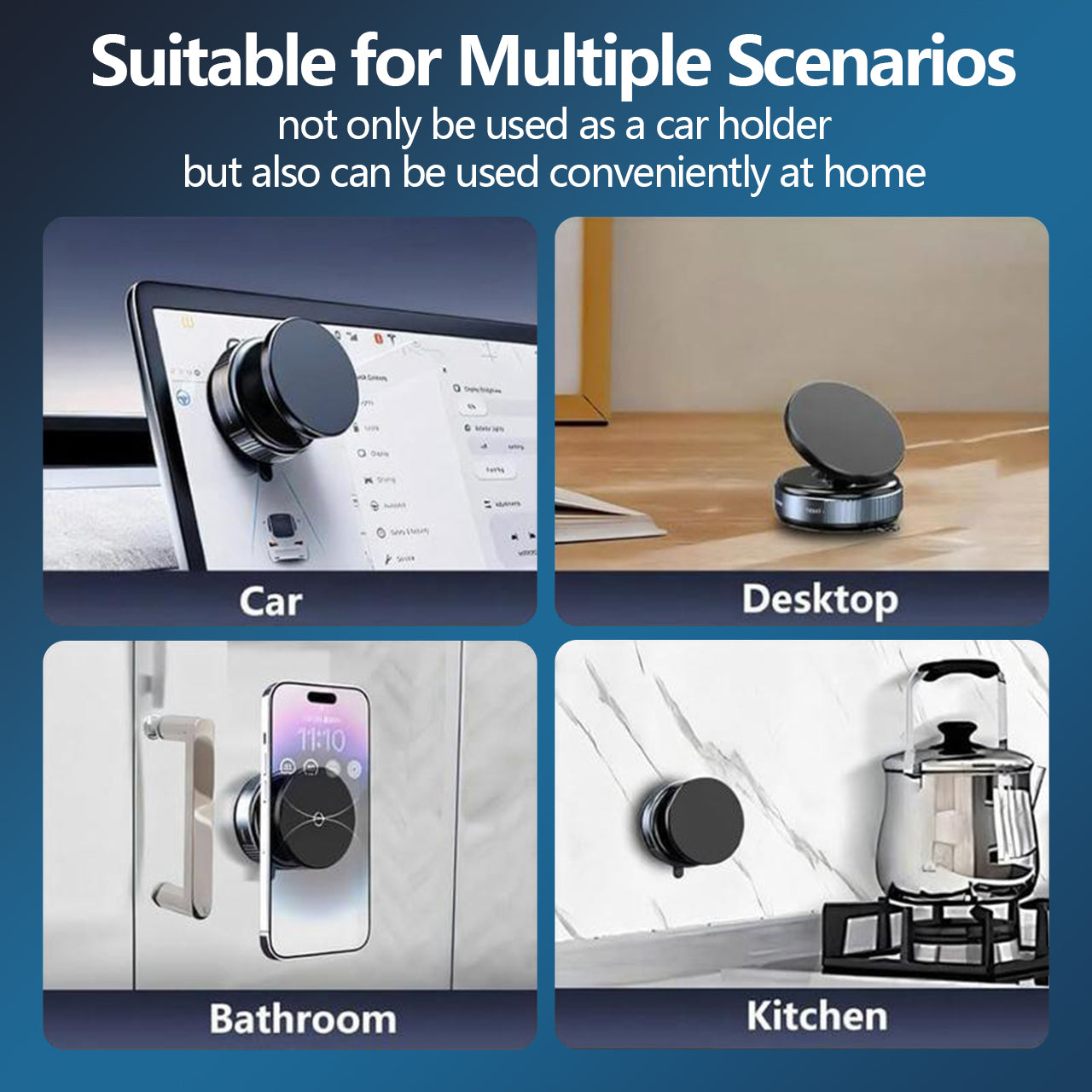 Hot Sale 60% OFFMagnetic Phone Stand, 360° Fordable and Retractable The Ultimate Viewing Companion