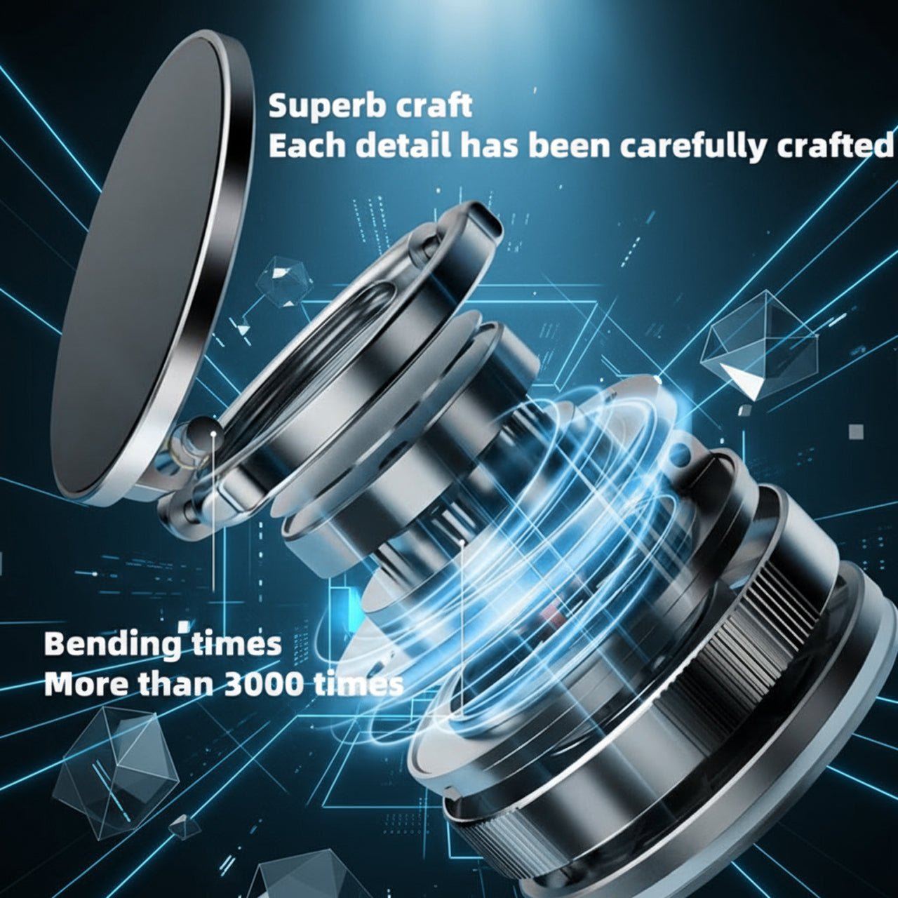 Hot Sale 60% OFFMagnetic Phone Stand, 360° Fordable and Retractable The Ultimate Viewing Companion