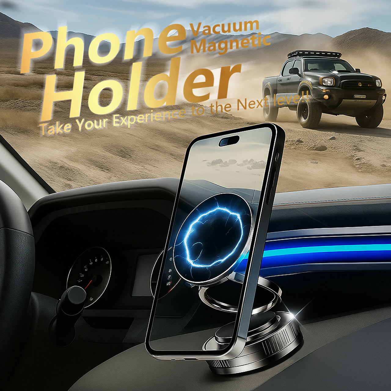 Hot Sale 60% OFFMagnetic Phone Stand, 360° Fordable and Retractable The Ultimate Viewing Companion