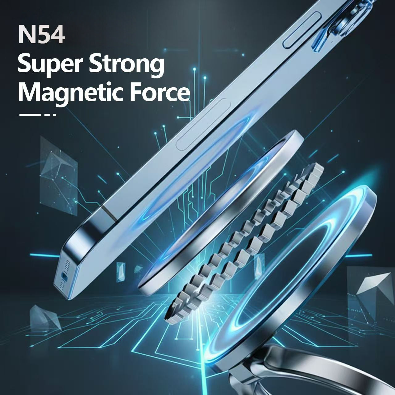 Hot Sale 60% OFFMagnetic Phone Stand, 360° Fordable and Retractable The Ultimate Viewing Companion