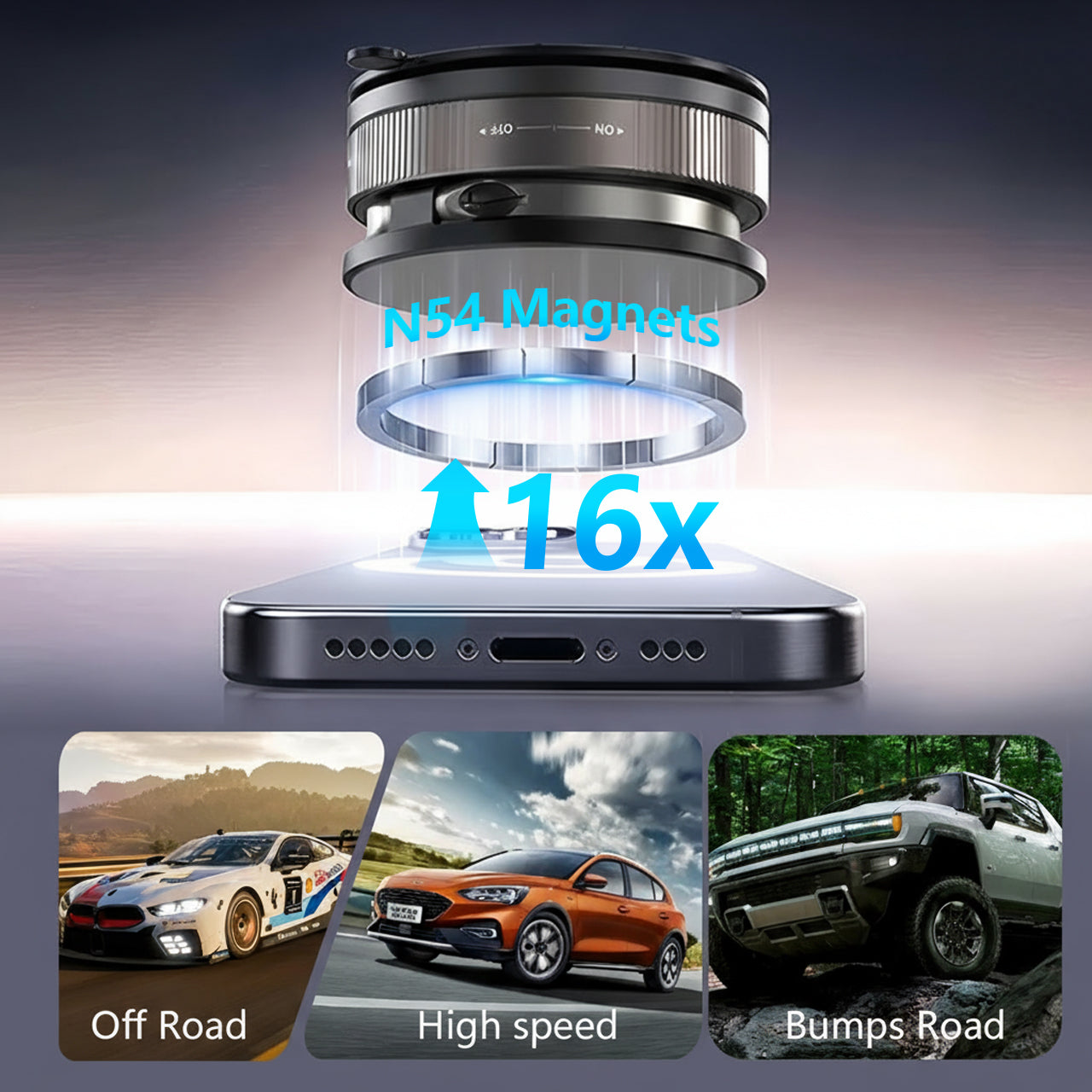 Hot Sale 60% OFFMagnetic Phone Stand, 360° Fordable and Retractable The Ultimate Viewing Companion